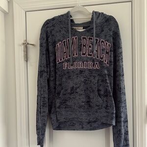 Miami Beach Florida Women's Gray Hoodie